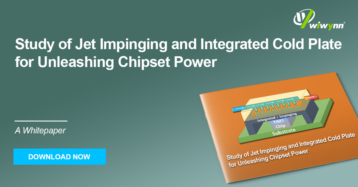 White Paper: Study of Jet Impinging and Integrated Cold Plate for Unleashing Chipset Power